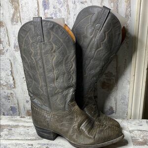 Vintage J Chrisholm Lizard Skin Boots